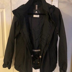 Burton Jet Set Jacket - Dark Heather Gray/Black Large